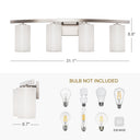 Talos 4-Light Bathroom Vanity Light