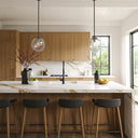 Fin 1-Light Globe Pendant Light