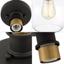 Dan 1-Light Globe Flush Mount Ceiling Light