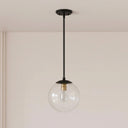 Fin 1-Light Globe Pendant Light