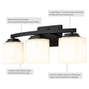 Adam 3-Light Bathroom Vanity Light