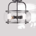 Elisha 2-Light Semi Flush Mount Ceiling Light