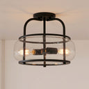 Elisha 2-Light Semi Flush Mount Ceiling Light