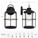 Cain 1-Light Outdoor Wall Mount Lantern