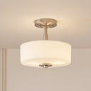 Abra 2-Light Semi Flush Mount Ceiling Light