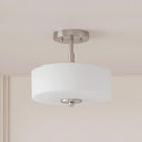 Abra 2-Light Semi Flush Mount Ceiling Light