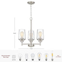 Jacob 3-Light Chandelier