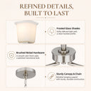 Nox 3-Light Chandelier