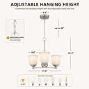 Nox 3-Light Chandelier