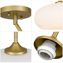 Juno 1-Light Oversize Glass Pendant Light