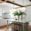 Juno 1-Light Oversize Glass Pendant Light