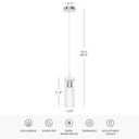 Alice 1-Light LED Pendant Light