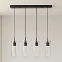 Alice 4-Light LED Linear Pendant- Black