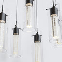 Alice 4-Light LED Linear Pendant- Black