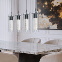 Alice 4-Light LED Linear Pendant- Black