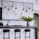 Alice 4-Light LED Linear Pendant- Black