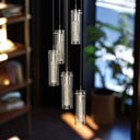 Alice 5-Light LED Chandelier-Polished Chrome