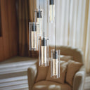 Alice 5-Light LED Chandelier- Black