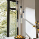 Alice 5-Light LED Chandelier- Black