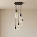 Alice 5-Light LED Chandelier- Black