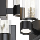 Alice 1-Light LED Wall Sconce Vanity Light in Black