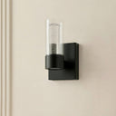 Alice 1-Light LED Wall Sconce Vanity Light in Black