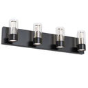 Alice 4-Light LED Bathroom Vanity Light- Black