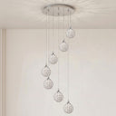 Panta 7-Light LED Crystal Chandelier