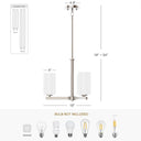 Talos 3-Light Chandelier